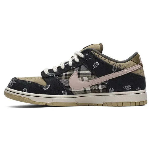 Nike Dunk Low Travis Scott Spor Ayakkabı - Görsel 2