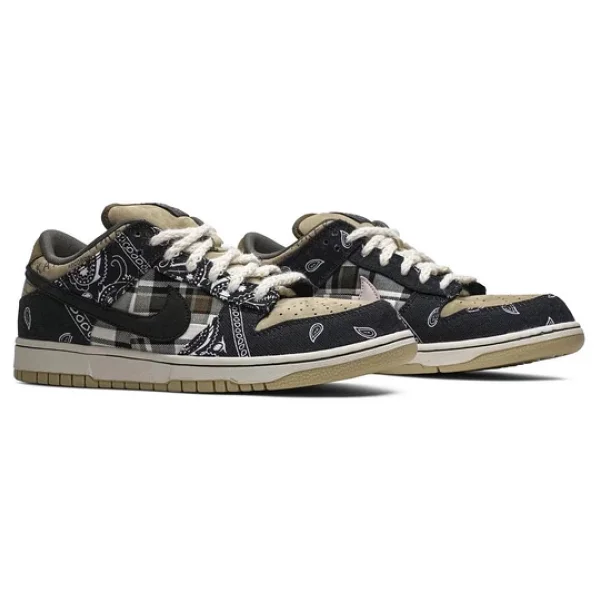 Nike Dunk Low Travis Scott Spor Ayakkabı - Görsel 3