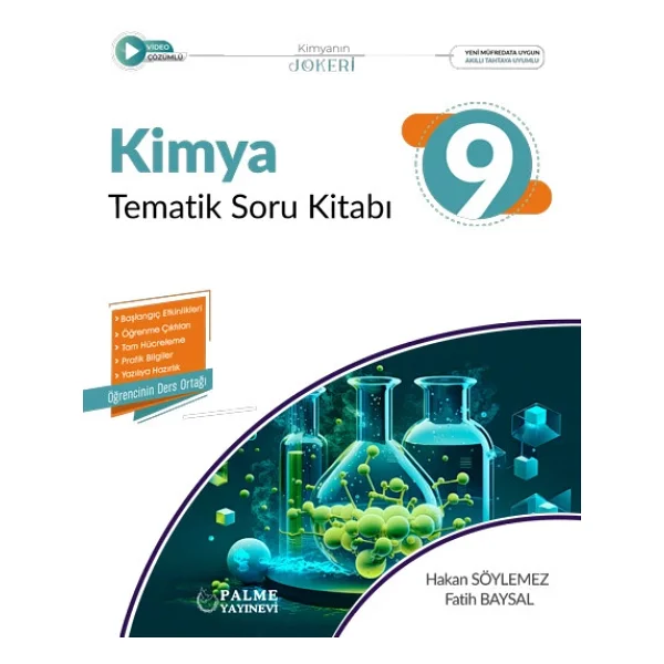 Palme Yayınevi 9. Sınıf Joker Kimya Tematik Soru Kitabı - Görsel 9