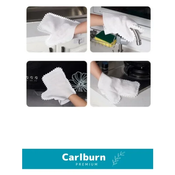 Özel Üretim Yüksek Kaliteli Mikrofiber Pratik Çok Amaçlı Temizlik Toz Alma Eldiveni 10 Adet - Görsel 4