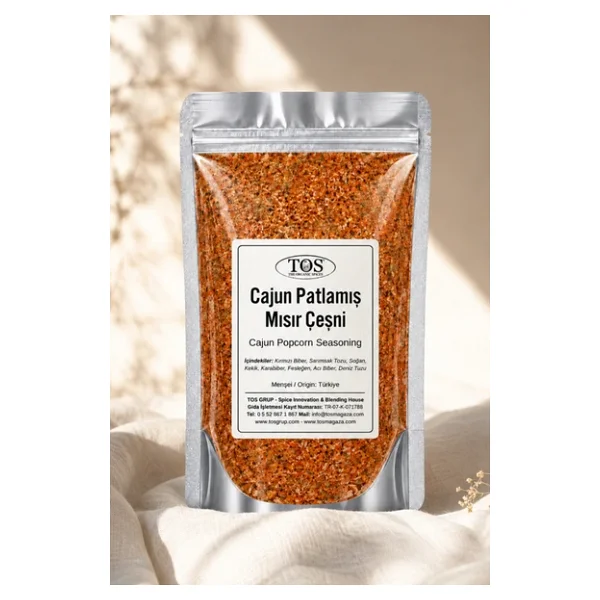 Cajun Patlamış Mısır Çeşni 100 gr (1. Kalite) - Görsel 7