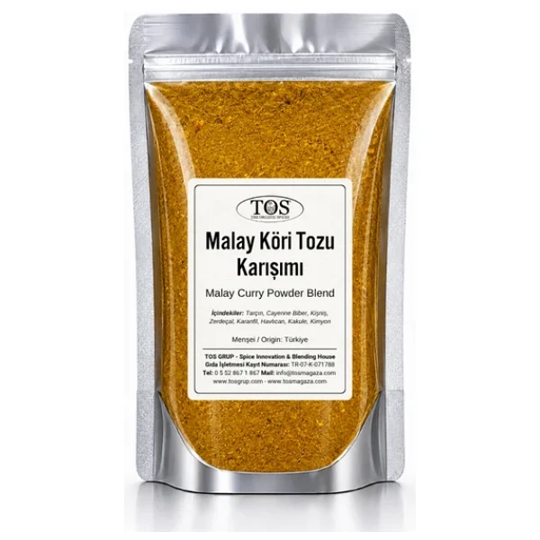 Malay Köri Tozu Karışımı 100 gr (1. Kalite) - Görsel 2