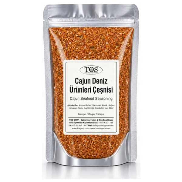 Cajun Deniz Ürünleri Çeşnisi 100 gr (1. Kalite) - Görsel 2