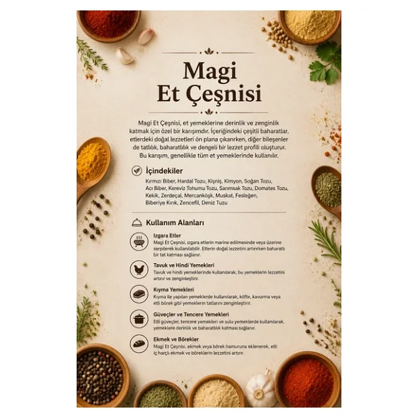 Magi Et Çeşnisi 100 gr (1.Kalite) - Görsel 3
