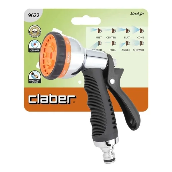 Claber 9622 8 Fonksiyonlu Sulama Tabancası - Görsel 2