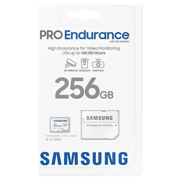 Samsung Pro Endurance MB-MJ256KA Class 10 UHS-I U3 V30 256 GB Micro SD Kart - Görsel 3