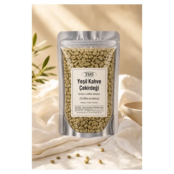 Yeşil Kahve Çekirdeği 1 kg (1. Kalite) Green Coffee Beans - Görsel 2