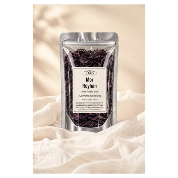 Mor Reyhan 50 gr (1. Kalite) Ocimum basilicum - Görsel 2