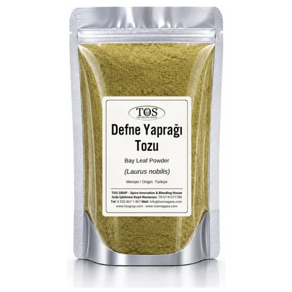 Defne Yaprağı Tozu 1 kg (1. Kalite) Laurus nobilis / Bay Leaf Powder - Görsel 4