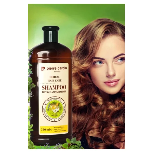 Pierre Cardin Bitkisel Kuru ve Yıpranmış Saçlar için Şampuan 750 ml - Görsel 2