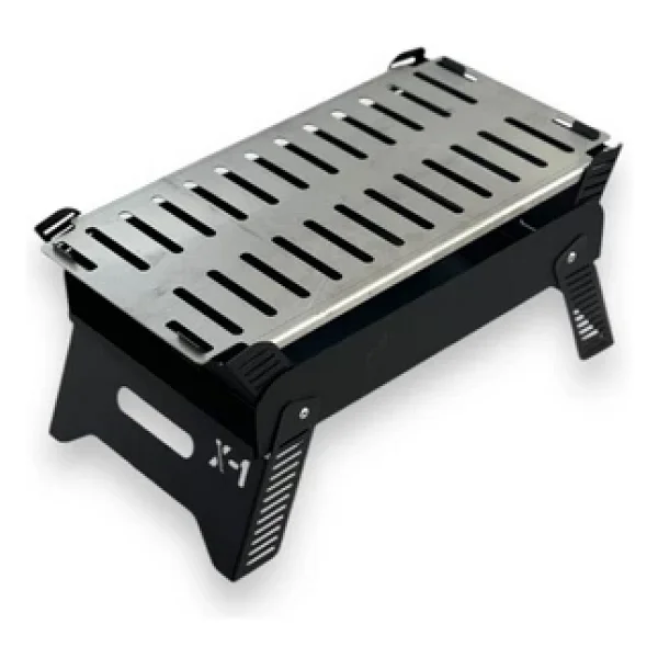 Pratikoutdoor 47x25 cm Katlanır Kömürlü Mangal - Görsel 5