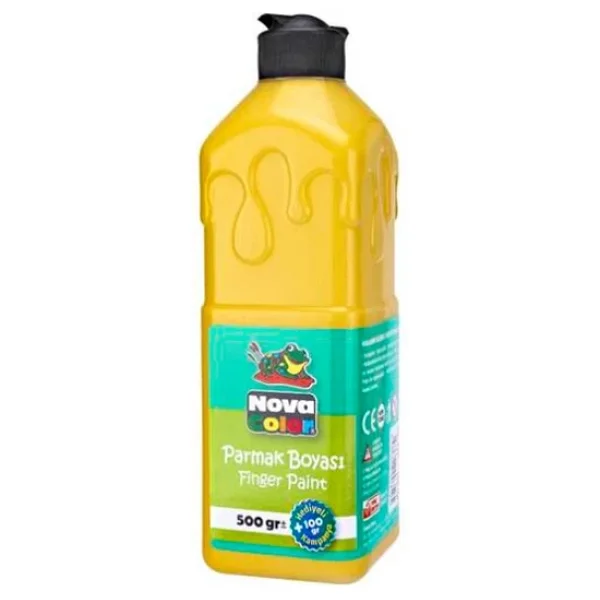 Nova Color 500 gr Sarı Parmak Boyası - Görsel 4