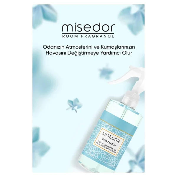 Misedor Beyaz Sabun 330 ml Oda ve Çamaşır Parfümü - Görsel 6