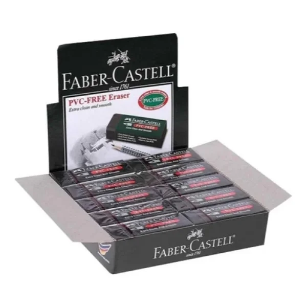 Faber-Castell 7089/20 20'li Siyah Büyük Silgi - Görsel 4