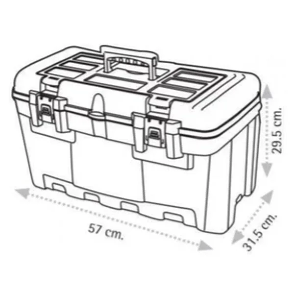 Süper Bag Master ASR-2082 22" El Takım Çantası - Görsel 2