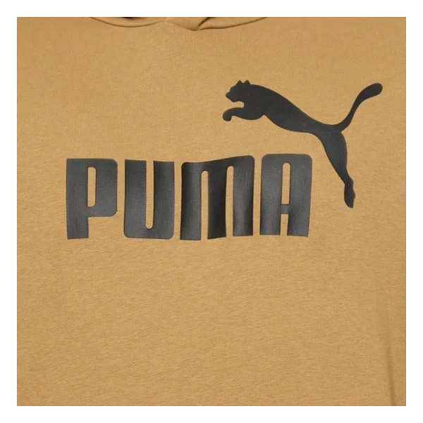 PUMA Erkek/Unisex ESS Big Logo Hoodie-Caramel Latte Hoodies S - Görsel 4
