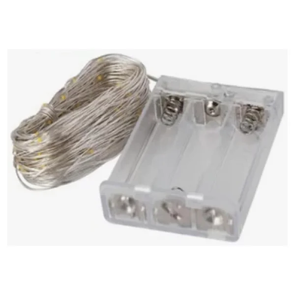 Petinka Led Peri Renkli Işık Pilli 5Metre RGB Led Dekoratif Aydınlatma - Görsel 2