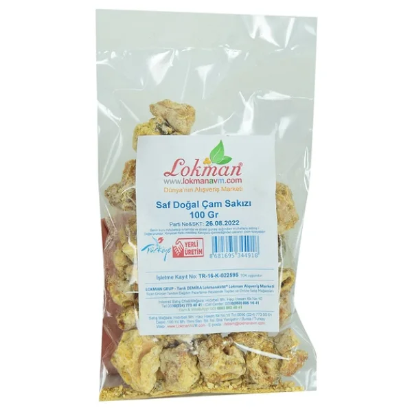 LokmanAVM Doğal Çam Sakızı 100 gr - Görsel 2