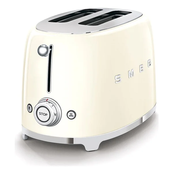 Smeg Retro TSF01CREU Krem Ekmek Kızartma Makinesi - Görsel 2