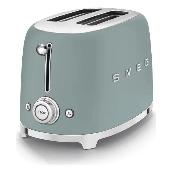 Smeg Retro TSF01EGMEU Emerald Green Ekmek Kızartma Makinesi - Görsel 3