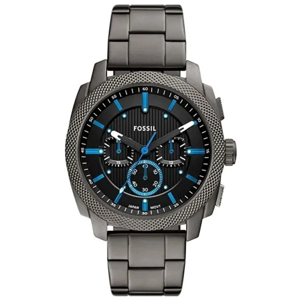 Fossil Machine FFS6098 Çelik Kordon Füme Erkek Kol Saati - Görsel 2