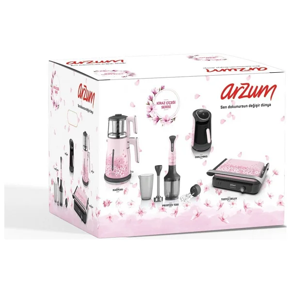 Arzum AR9015 Pro Kiraz Çiçeği Elektronik Çeyiz Seti - Görsel 4