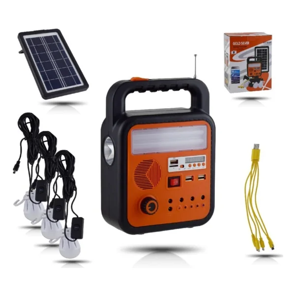 Gold Silver GS-902P Güneş Enerjili Solar Lamba - Görsel 3