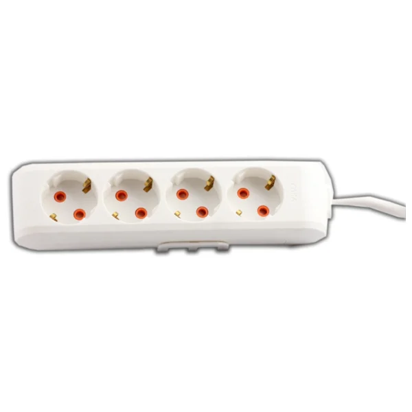 Viko Multi-let 90113402 Topraklı Beyaz 2 m 4'lü Priz - Görsel 7