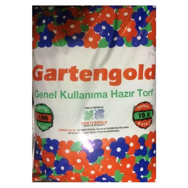 Gartengold Genel Kullanım Torf Organik 10 lt - Görsel 4