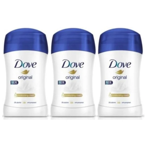 Dove Original 40 ml 3 Adet Kadın Stick Deodorant - Görsel 2