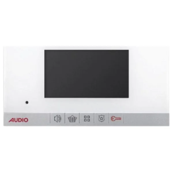 Audio 001180 4.3" Bus Plus Görüntülü Mekanik Butonlu Diafon Beyaz - Görsel 8