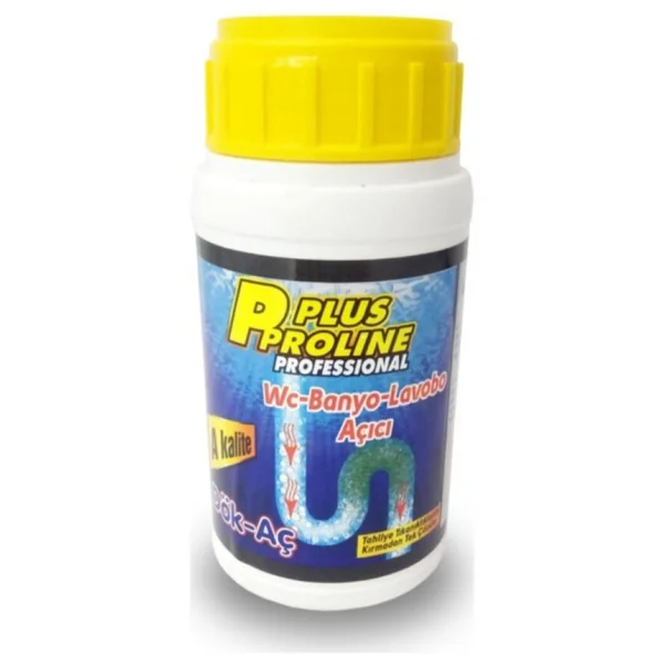 P PLUS PROLİNE Plus Proline Dök-aç Lavabo Banyo Wc Gider Açıcı 500 Gr - Görsel 6
