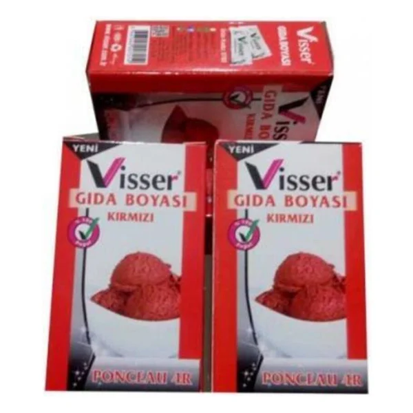 Visser Toz Gıda Boyası Kırmızı G.b - Görsel 3