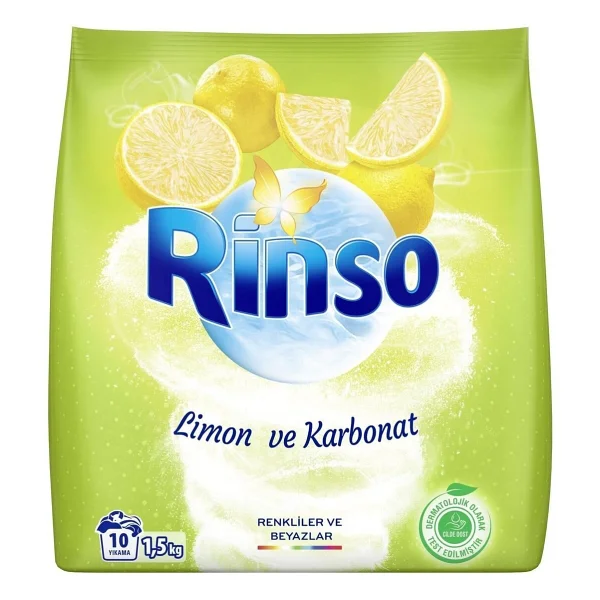 Rinso Limon ve Karbonat 1.5 kg Toz Deterjan - Görsel 2