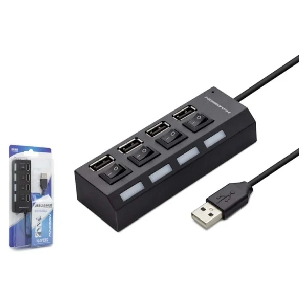 HADRON 4 Lu Usb Çoğaltıcı Bilgisiyarlar Için Hub Usb 2.0 4 Port - Görsel 2