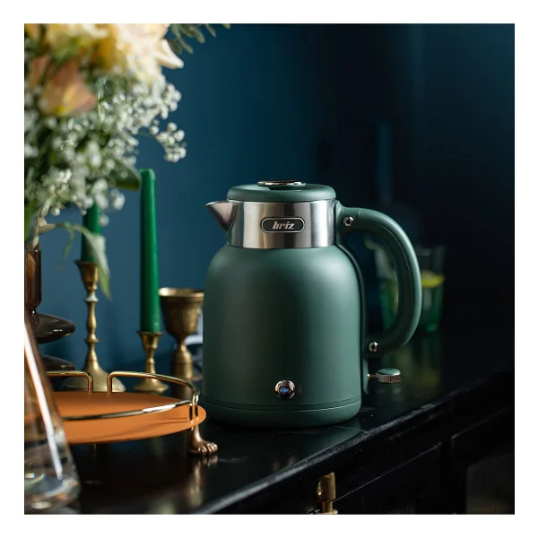 Briz BR1040 Retro 1500 W 1.5 lt Çelik Kettle - Görsel 5
