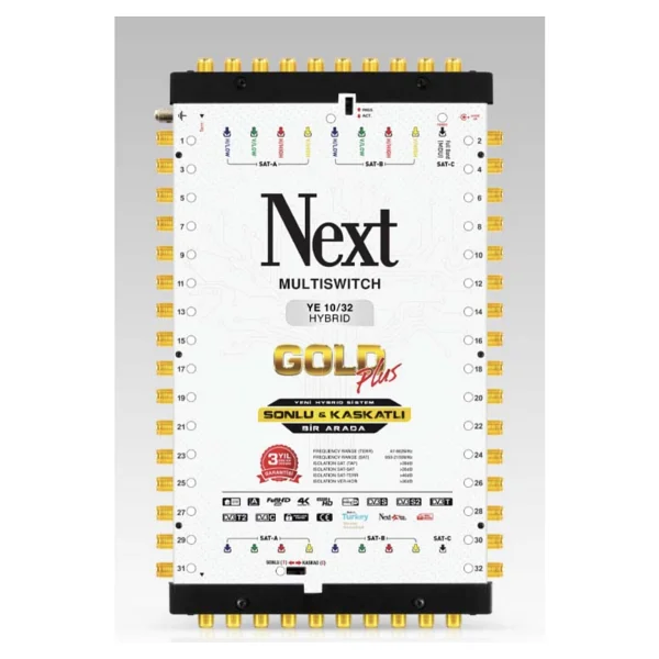 Next 10/32 Sonlu Gold Plus Multiswitch Uydu Santrali - Görsel 2