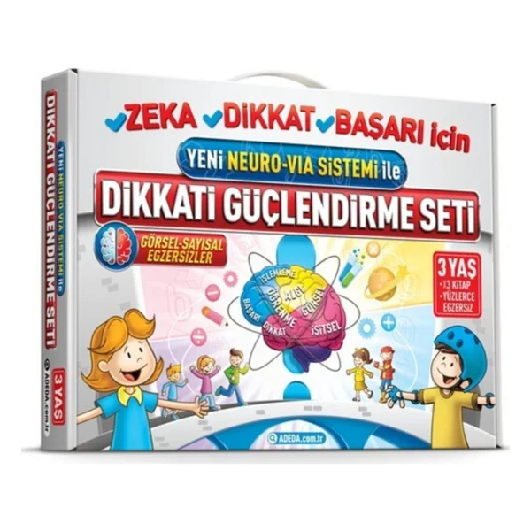 Adeda Yayıncılık Dikkati Güçlendirme Seti + Görsel Dikkat Testi (3 Yaş) - Osman Abalı - Görsel 4
