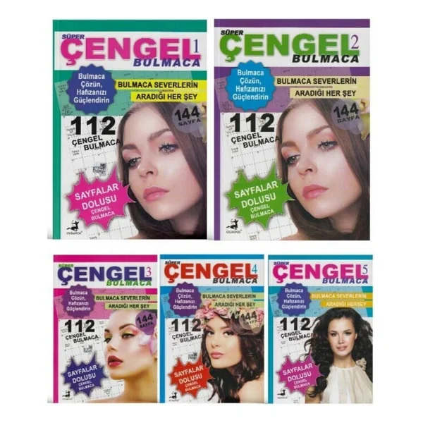 Süper Çengel Bulmaca Seti - 5 Kitap Takım - Görsel 4