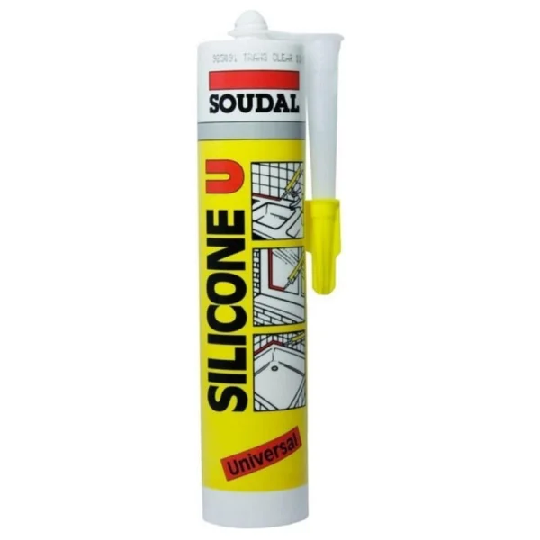Soudal Silicone U 280 gr Şeffaf Silikon - Görsel 5