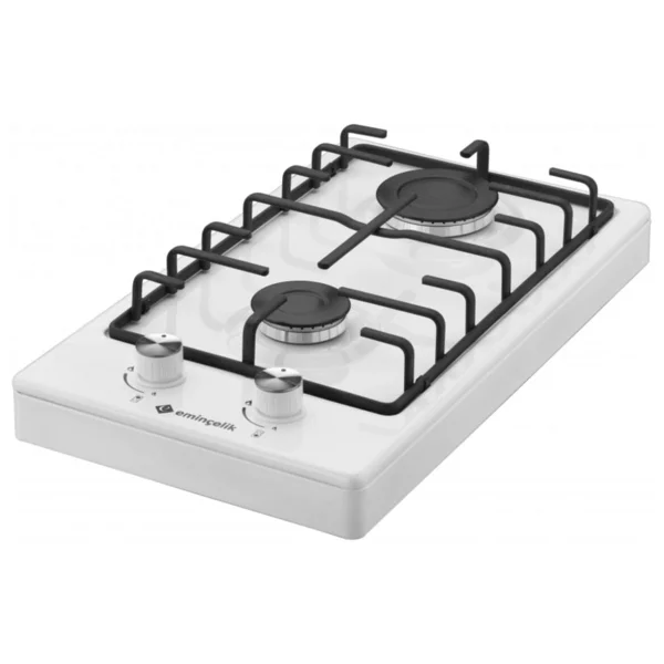 Eminçelik 41 121 Beyaz Set Üstü Domino Ocak - Görsel 4