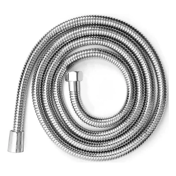 Kar-Bul Yüksek Kaliteli Kırılmaz Paslanmaz Örgülü Spiral Duş Hortumu Örgülü 150 cm Kutulu 150CM Duş - Görsel 5