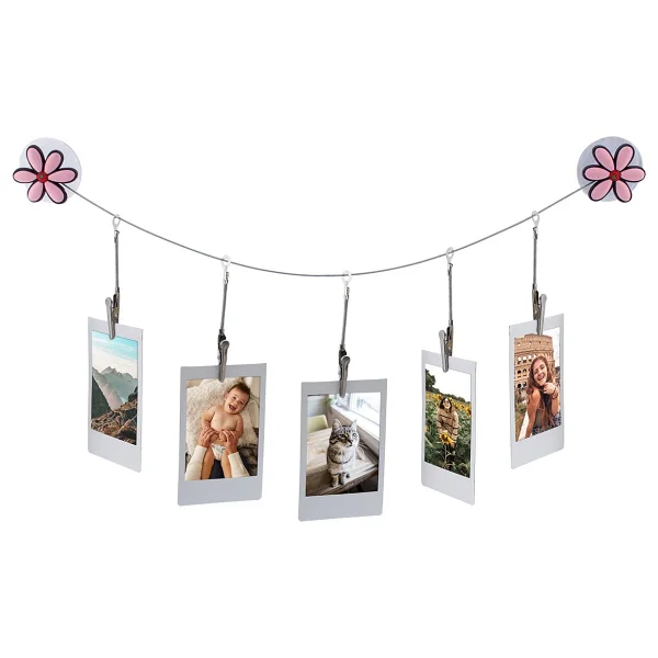 Instax Çiçek Vantuzlu 5 Kıskaçlı Resim Şeridi - Görsel 8