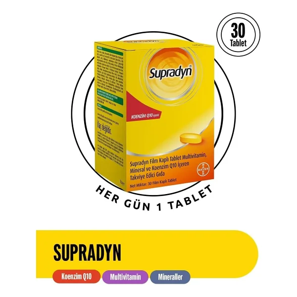 Supradyn KoenzimQ10 Multivitamin 8699546090396 - Görsel 2