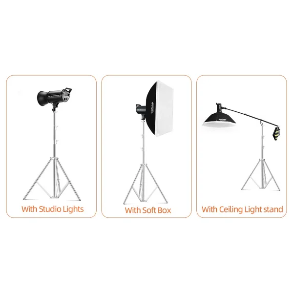 GDX LS-400 Plus 4 m Metal Işık Ayağı - Görsel 4