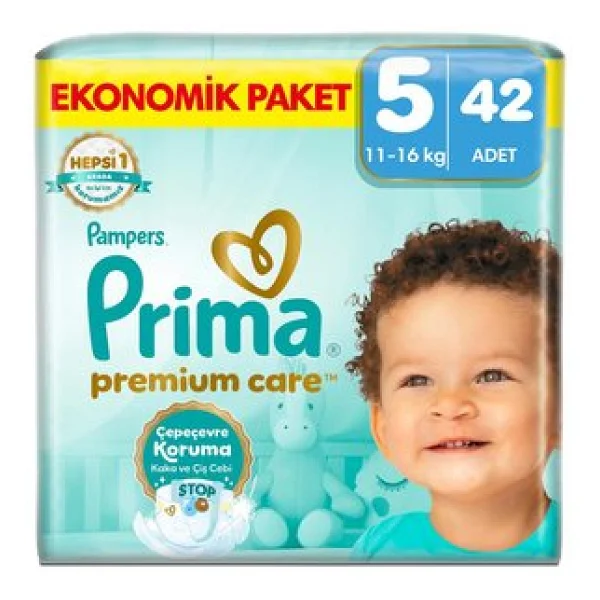 Prima Premium Care 5 Numara Junior 42'li Bebek Bezi - Görsel 4