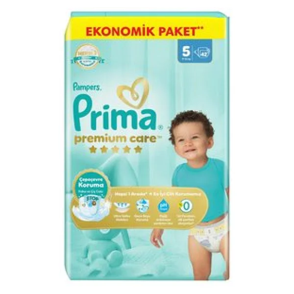 Prima Premium Care 5 Numara Junior 42'li Bebek Bezi - Görsel 5