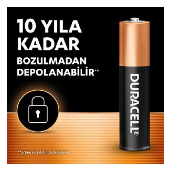 Duracell Alkalin İnce Kalem Pil 6'LI AAA - Görsel 9