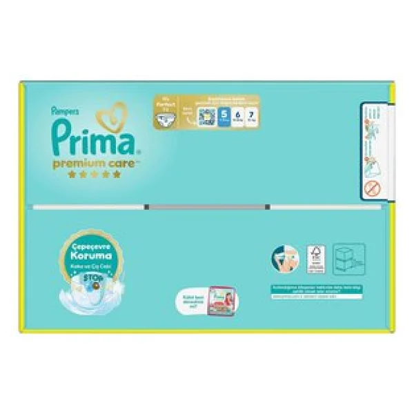Prima Premium Care 5 Numara Junior 74'lü Bebek Bezi - Görsel 10