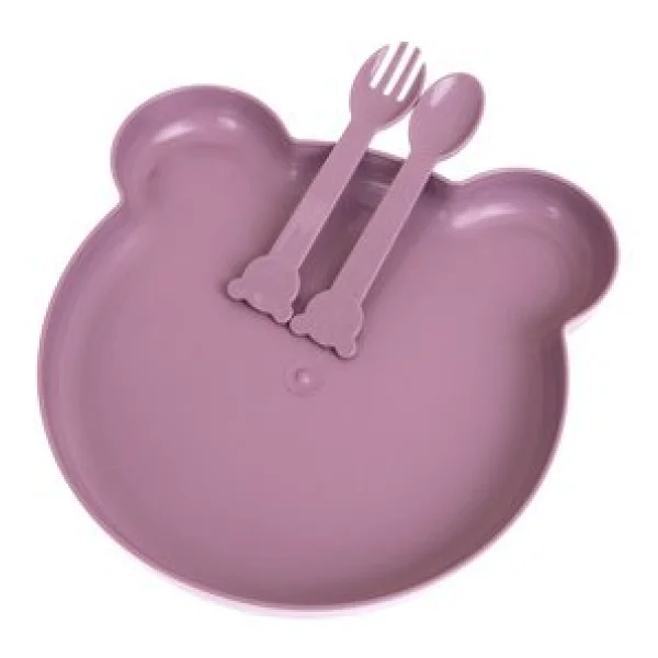 Baby Plus 7 Parça Lila-Mor Yemek Seti - Görsel 6